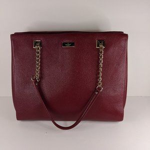 Red Leather Kate Spade Satchel